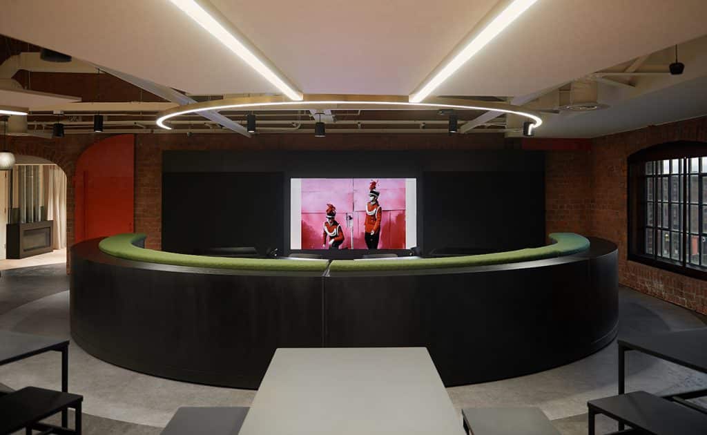 Taylor Wessing new office interiors at Royal Albert Dock, Liverpool, Merseyside. One free editorial reproduction only within context of accompanying press release.