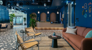New workplace design for coworking space