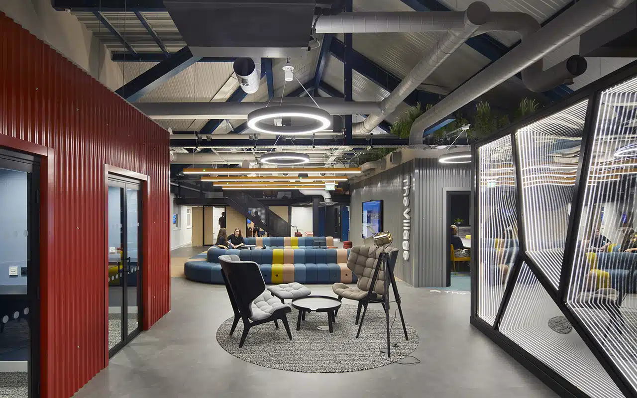 Example of an office using design for the gaming sector.
