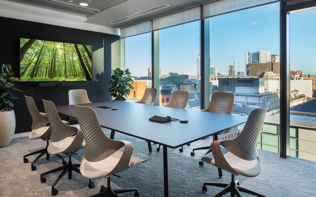 meeting room modern workplace