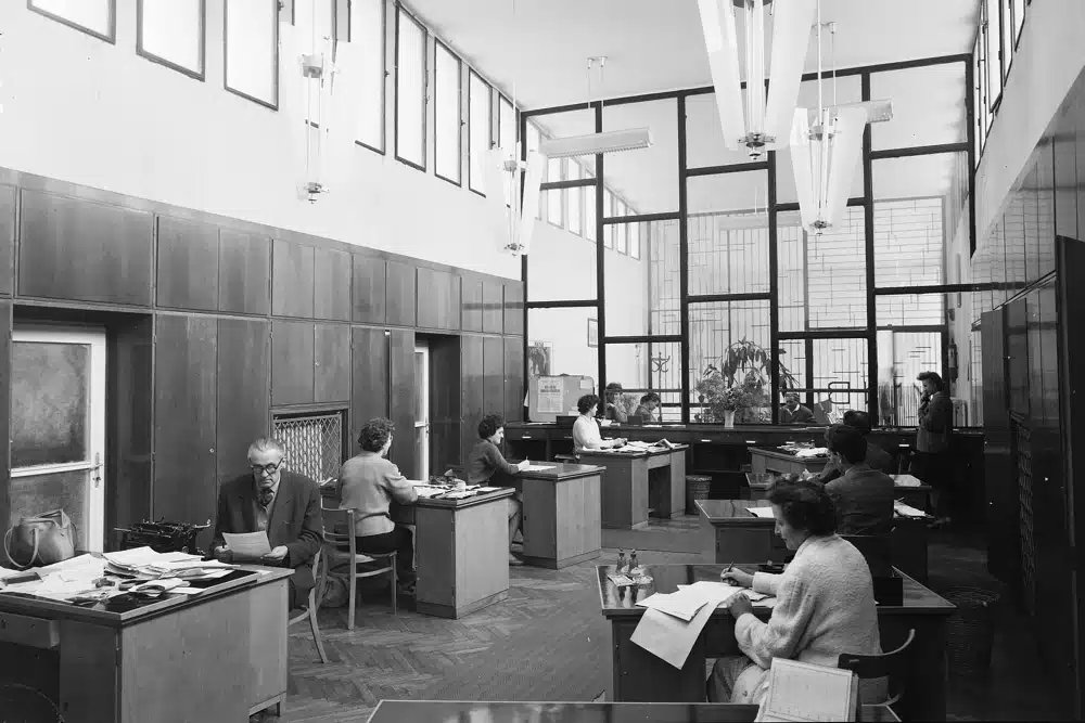 open plan office space