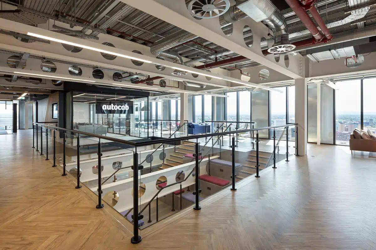 Autocab staircase design