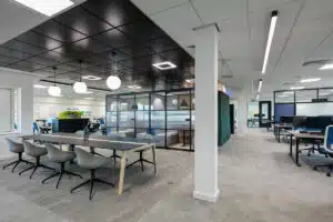 Novanta open plan office design