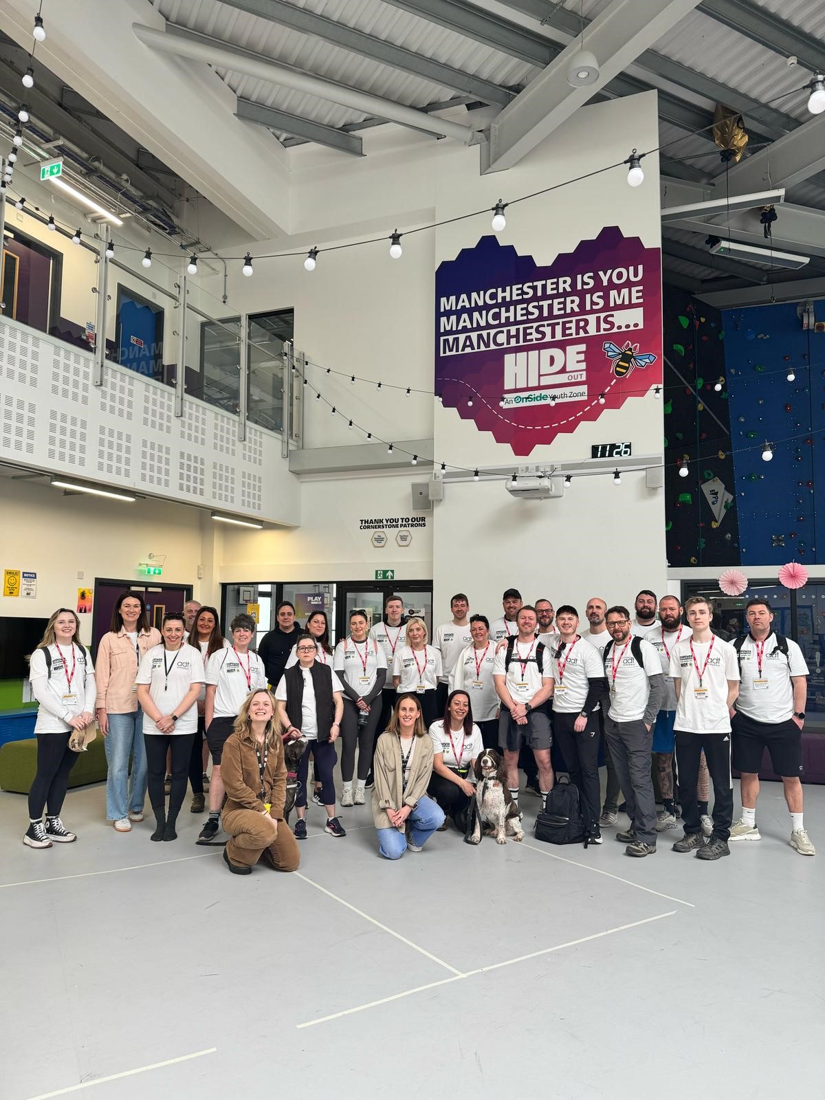 Fundraising walk adt workplace