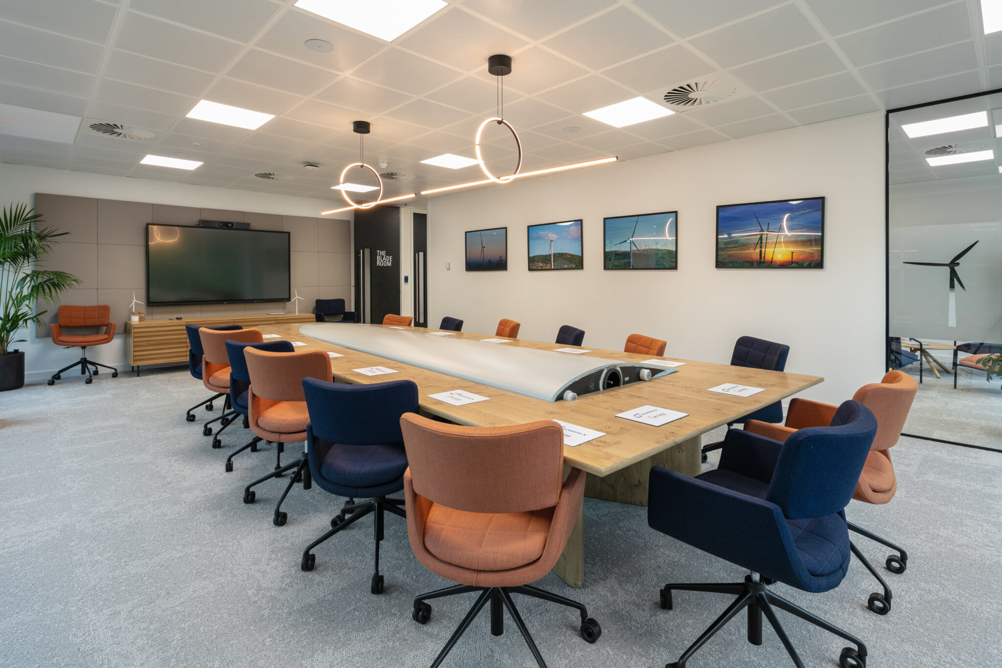 Open plan office design for Nordex
