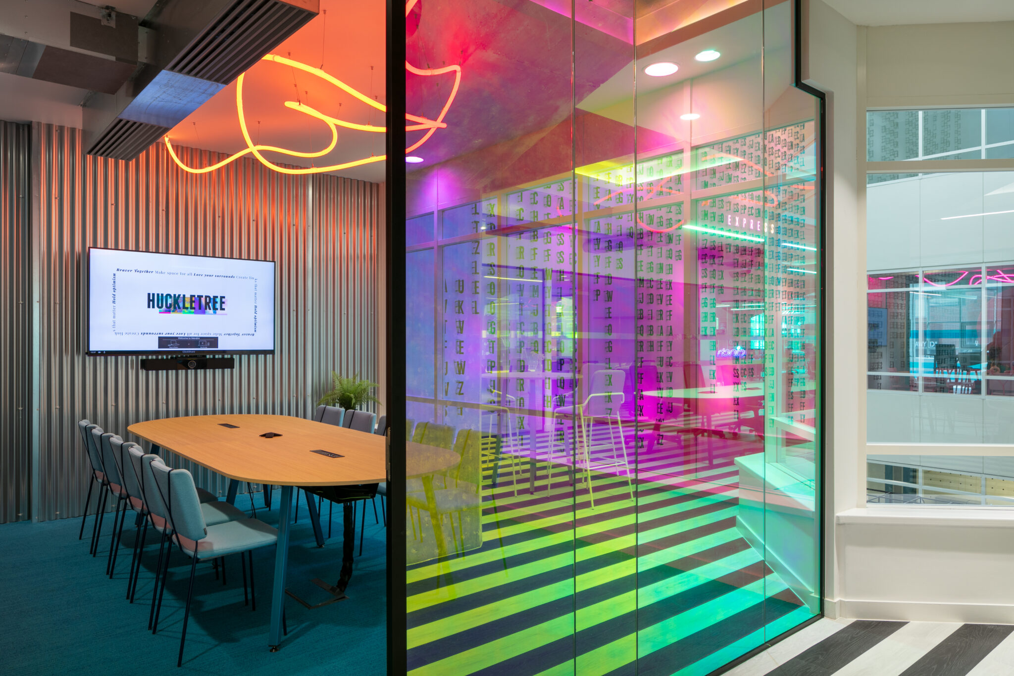 A bold and playful office design for workspace provider in Manchester