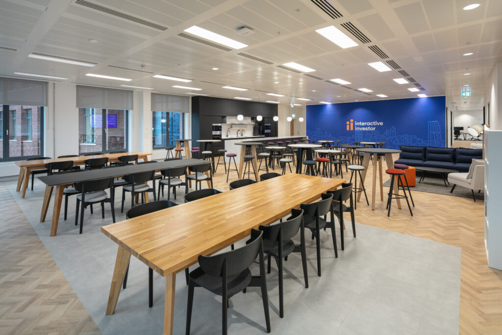 Interactive Investor Leeds workplace design and fit out