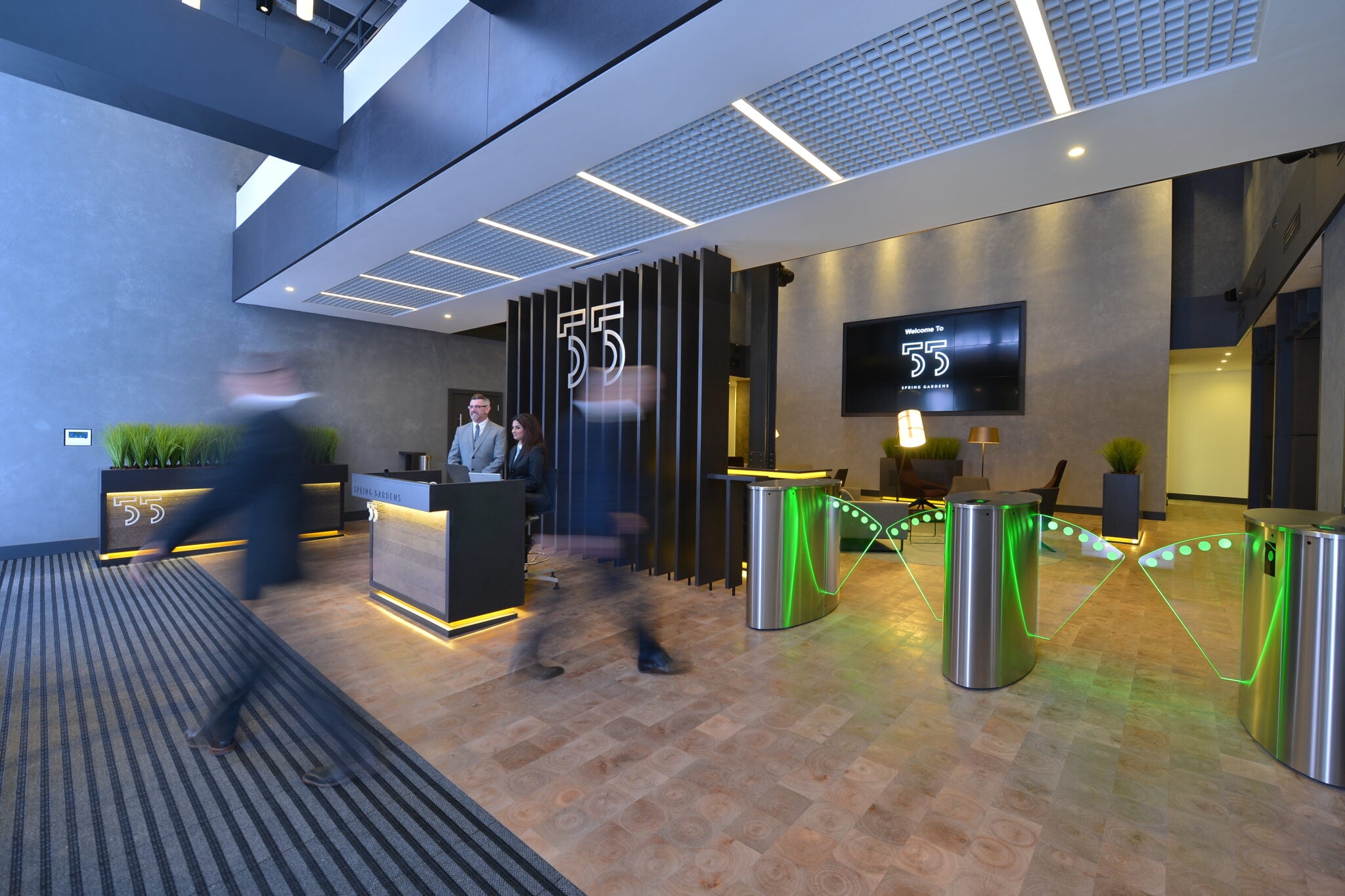 Refurbished office development at 55 Spring Gardens by ADT Workplace
