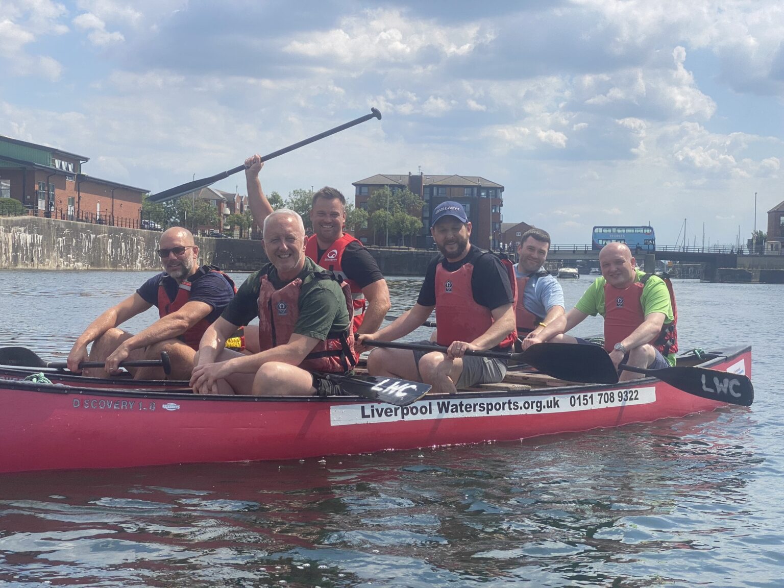 ADT Workplace team taking part in a group activity