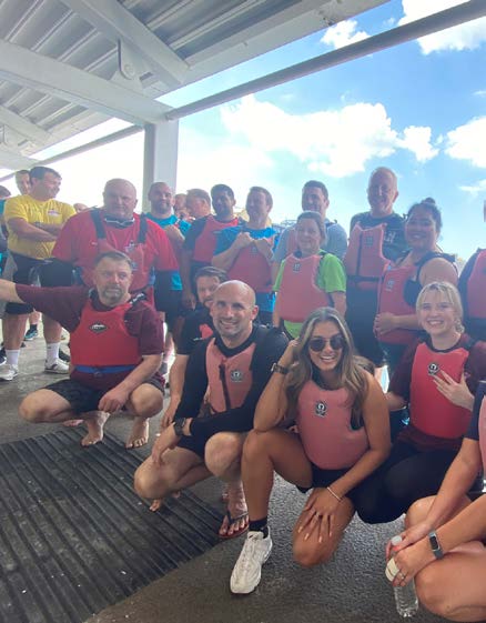 ADT Workplace team taking part in a group activity