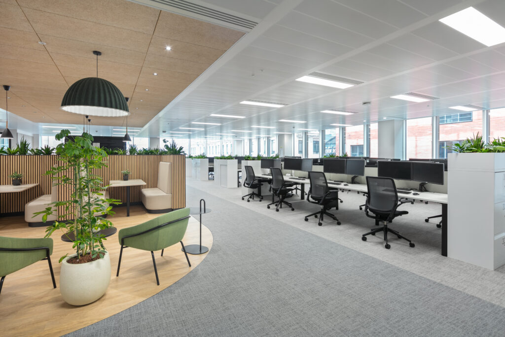 Benefact Group office fit-out by ADT Workplace