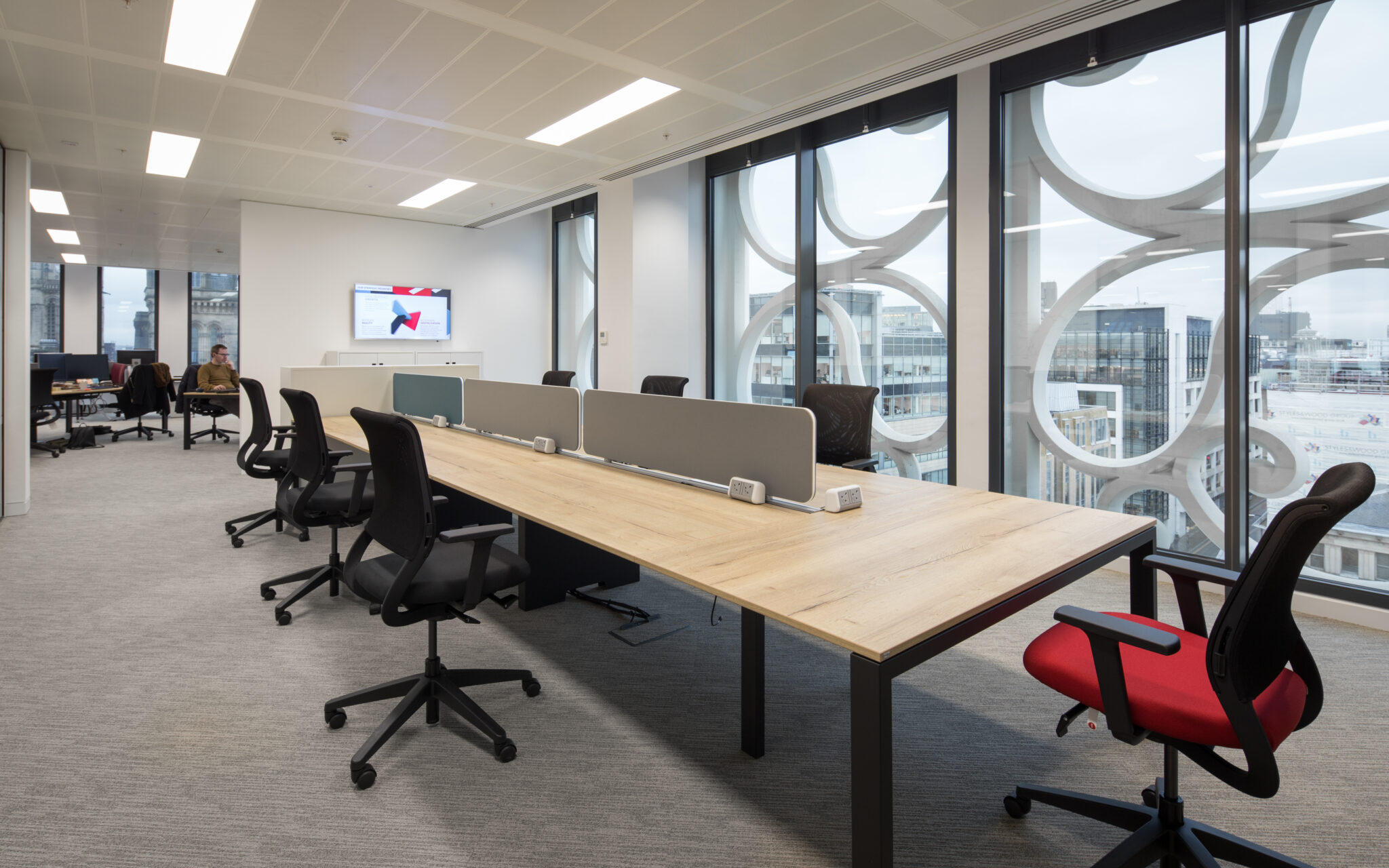 Distrelec office fit out for meeting area