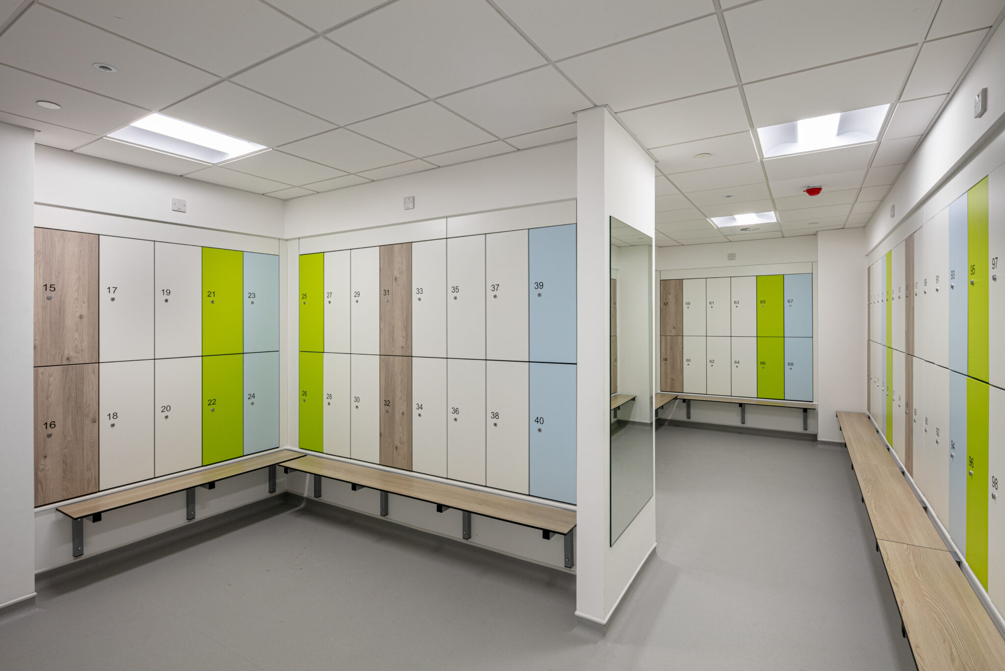 workplace changing room design for swizzels