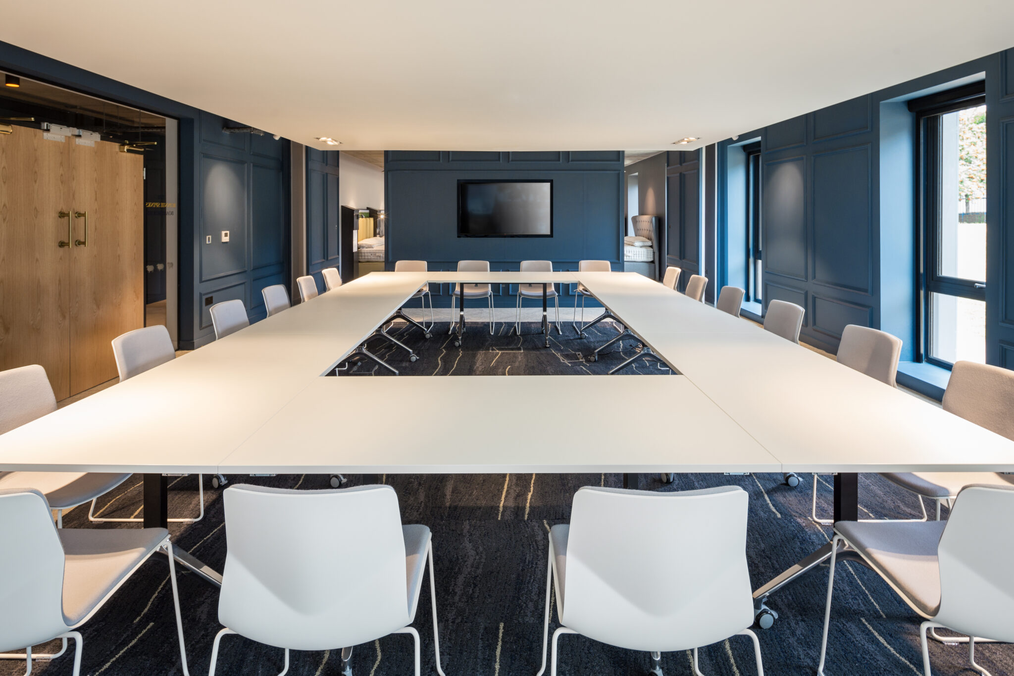meeting room design in leeds for harrison spinks
