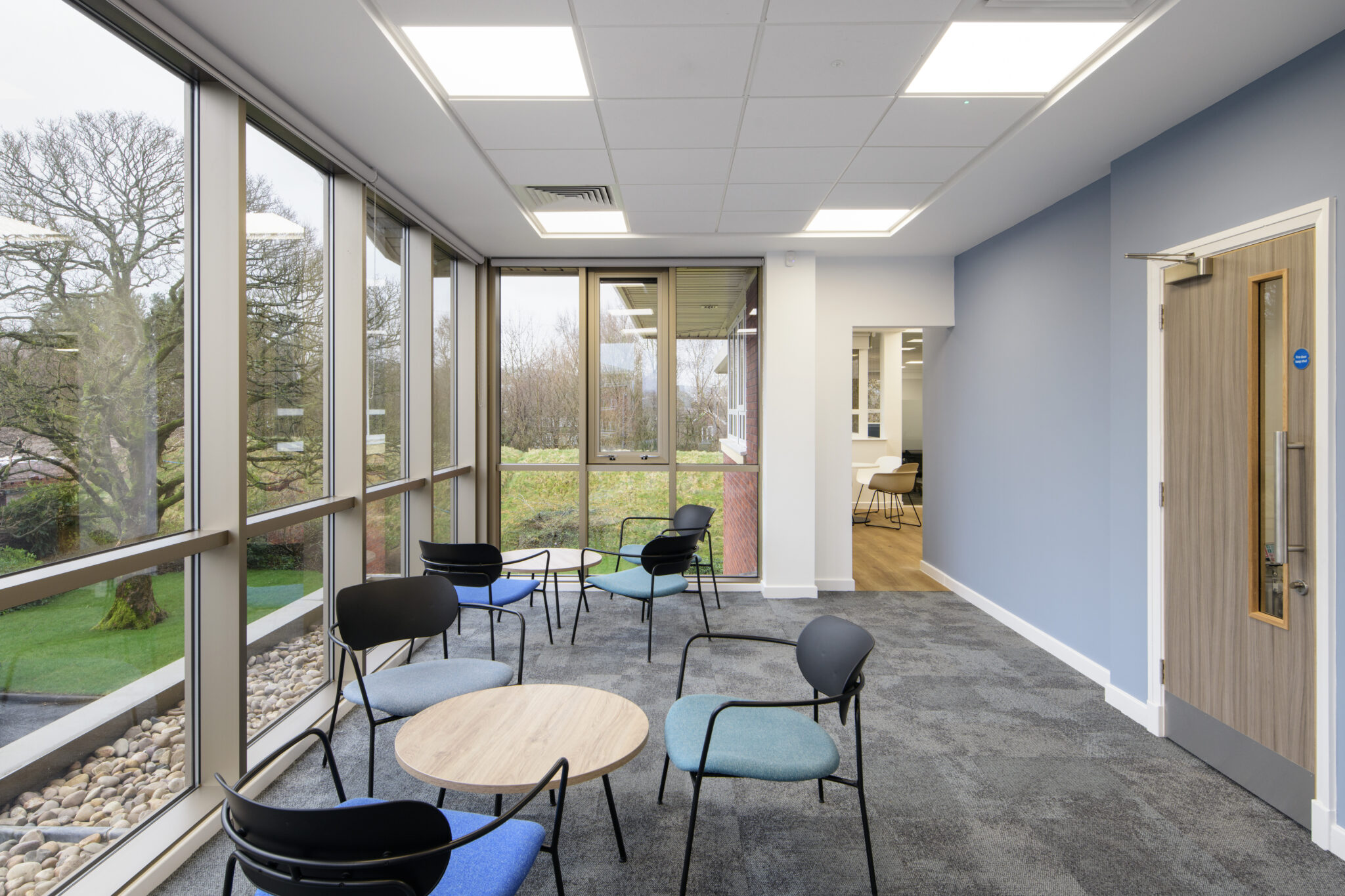 employee communal area for a Macclesfield fit out