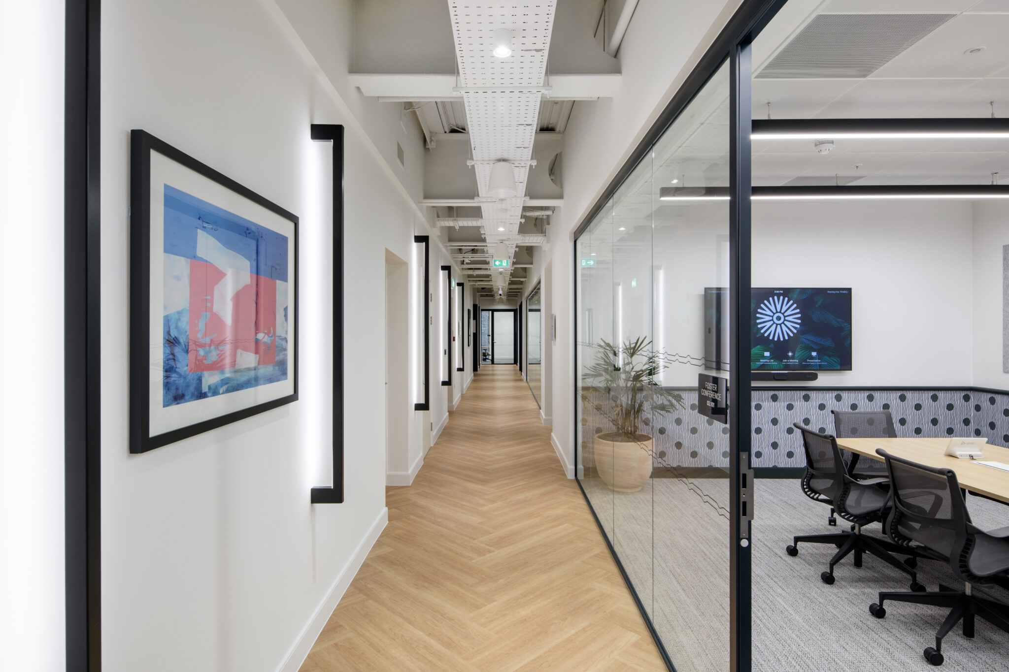 workspace design in manchester for Hana by Industrious