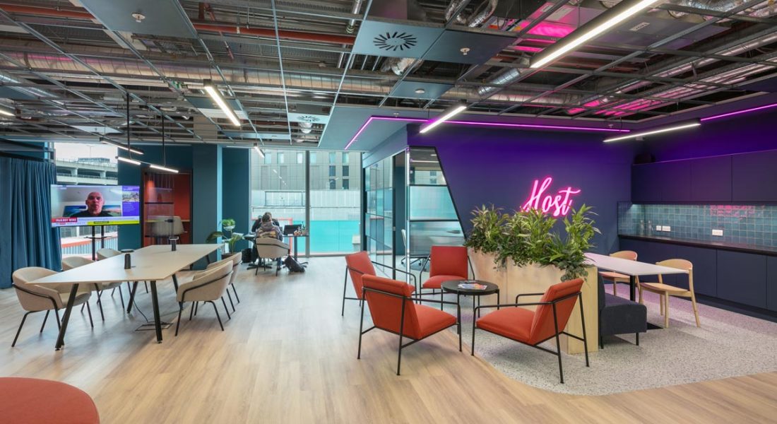 office fit out design for Host