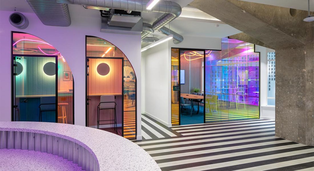 perfect office colour palette Huckletree