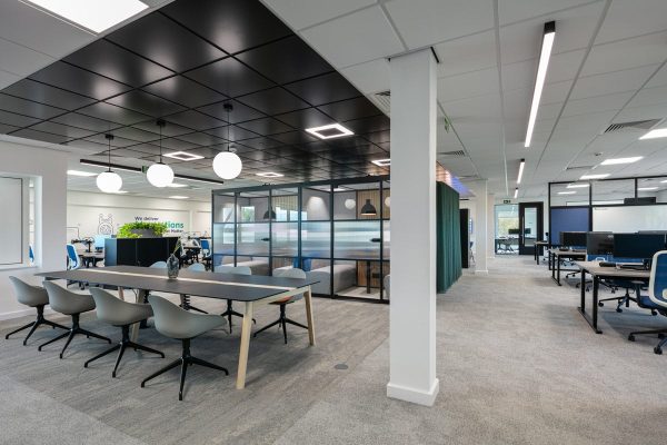 Novanta open plan office design