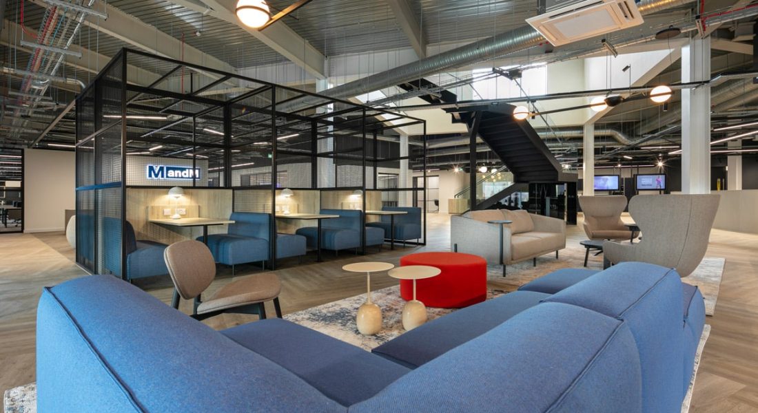 MandM office transformation by ADT Workplace