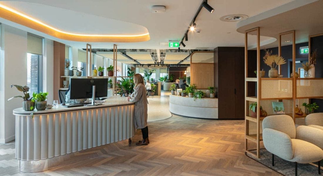 reception area design for Henry Boot