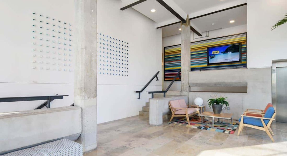 Reception design for workplace