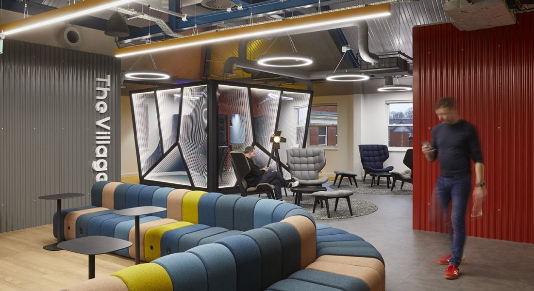 office design for gamin studio