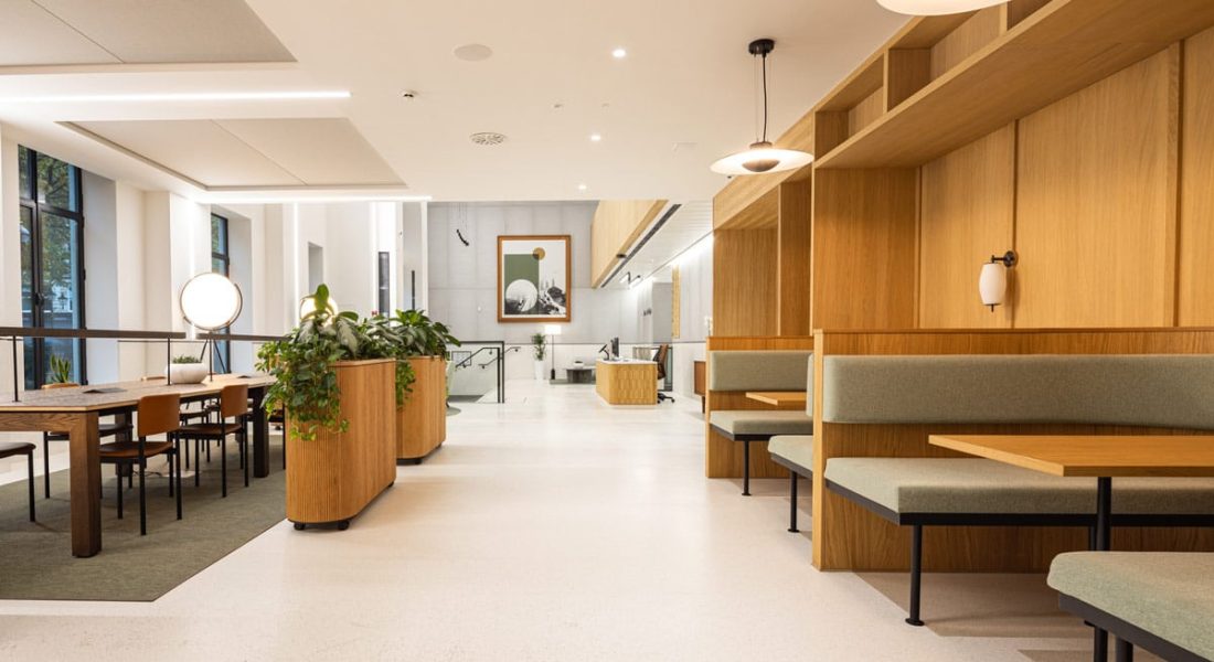 reception and breakout space Gilbanks