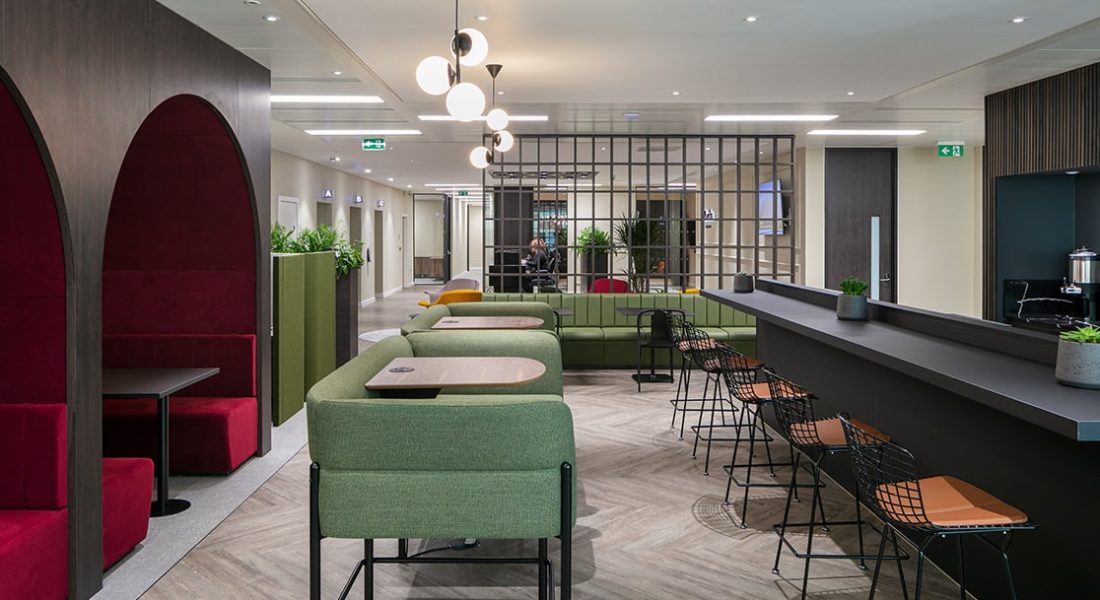 modern office workspace