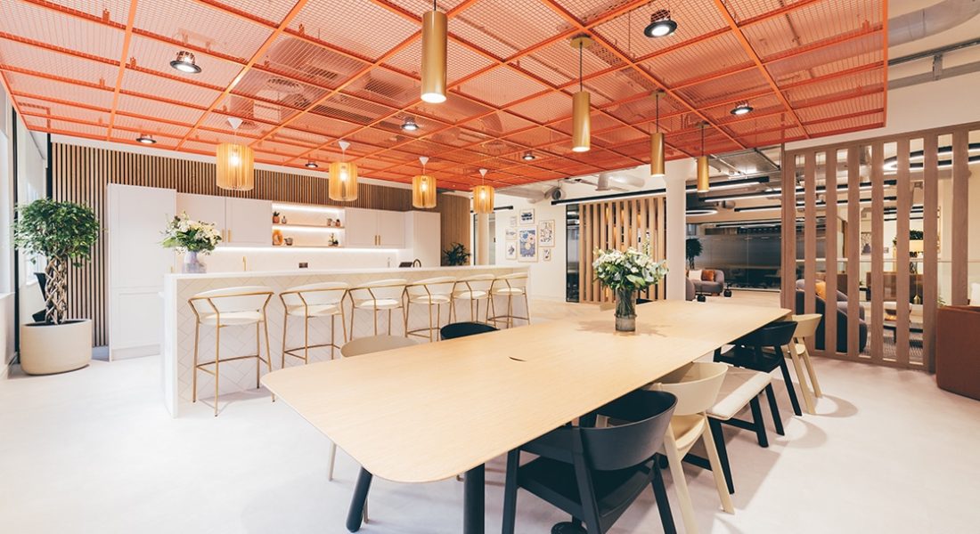 Office refurbishment for coworking provider